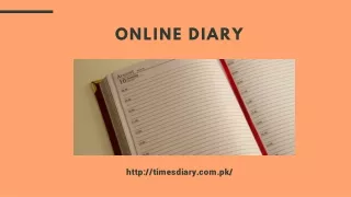 Online Diary