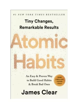 Atomic Habits - James Clear