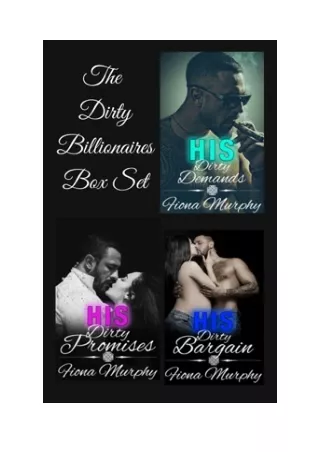 Dirty Billionaires Box Set Books 1-3 - Fiona Murphy