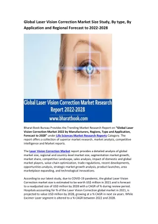 global laser vision correction market size study