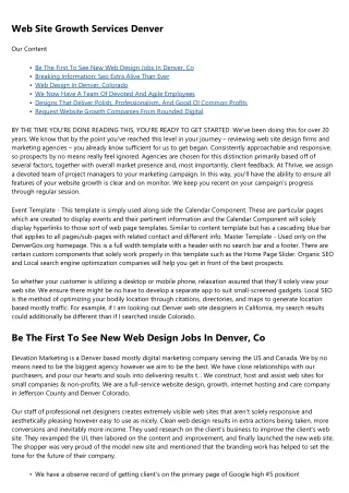 The Best Advice You Could Ever Get About Website Designer Denver