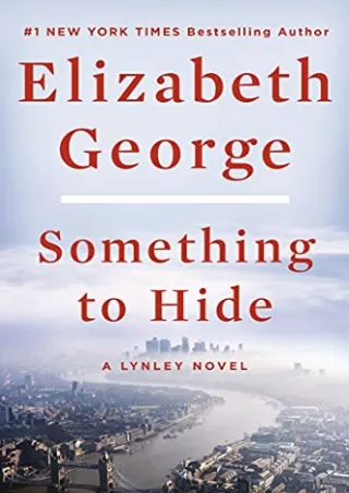 Download [ebook] Something to Hide (Inspector Lynley #21) Full