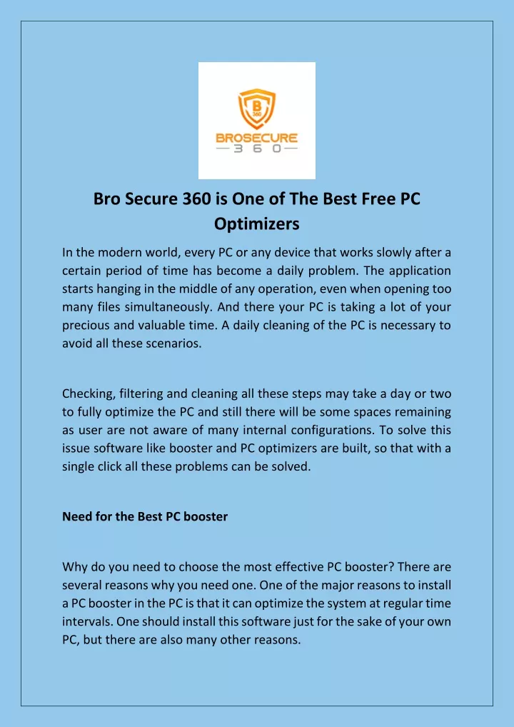 bro secure 360 is one of the best free