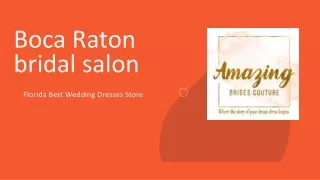 Boca Raton bridal salon