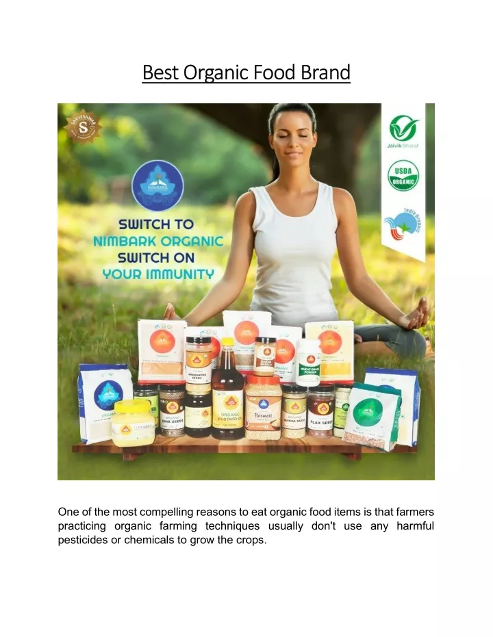 best organic food brand best organic food brand