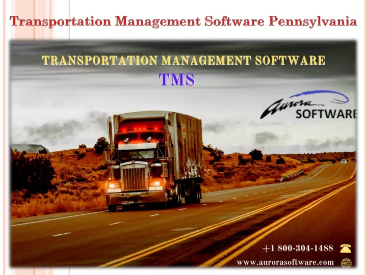 transportation management software pennsylvania