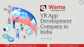 VR App Development Company in India