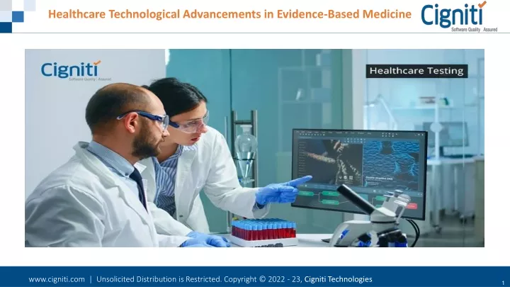 healthcare technological advancements in evidence