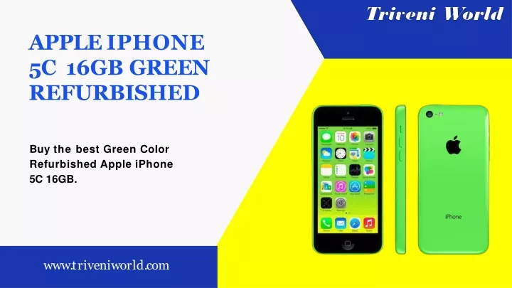 apple iphone 5c 16gb green refurbished