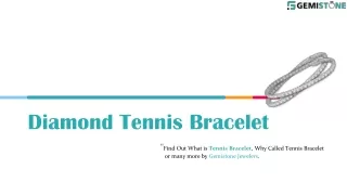 Why Would a Bracelet be Called a Tennis Bracelet?