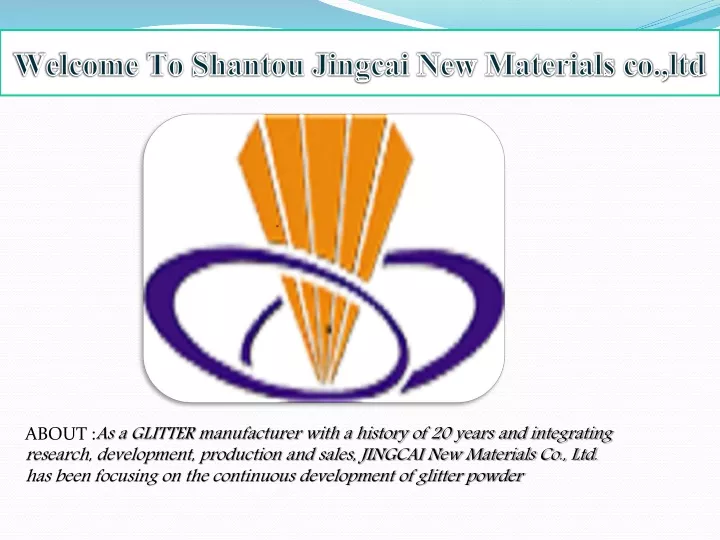 welcome to shantou jingcai new materials co ltd