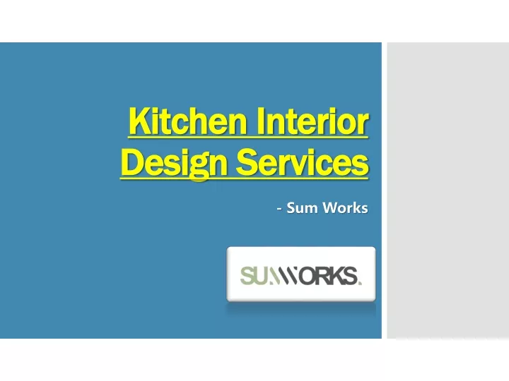 kitchen interior design services