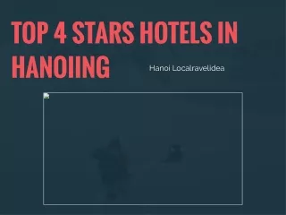 top 4 stars hotels in hanoiing