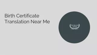 birth certificate translation near me