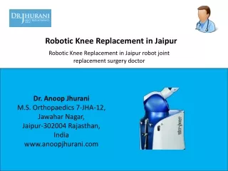 robotic knee replacement in jaipur