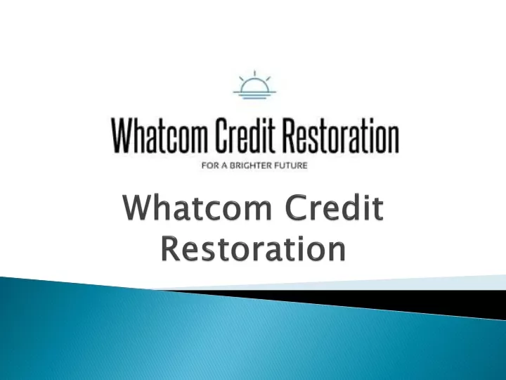 whatcom credit restoration