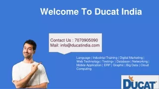 welcome to ducat india