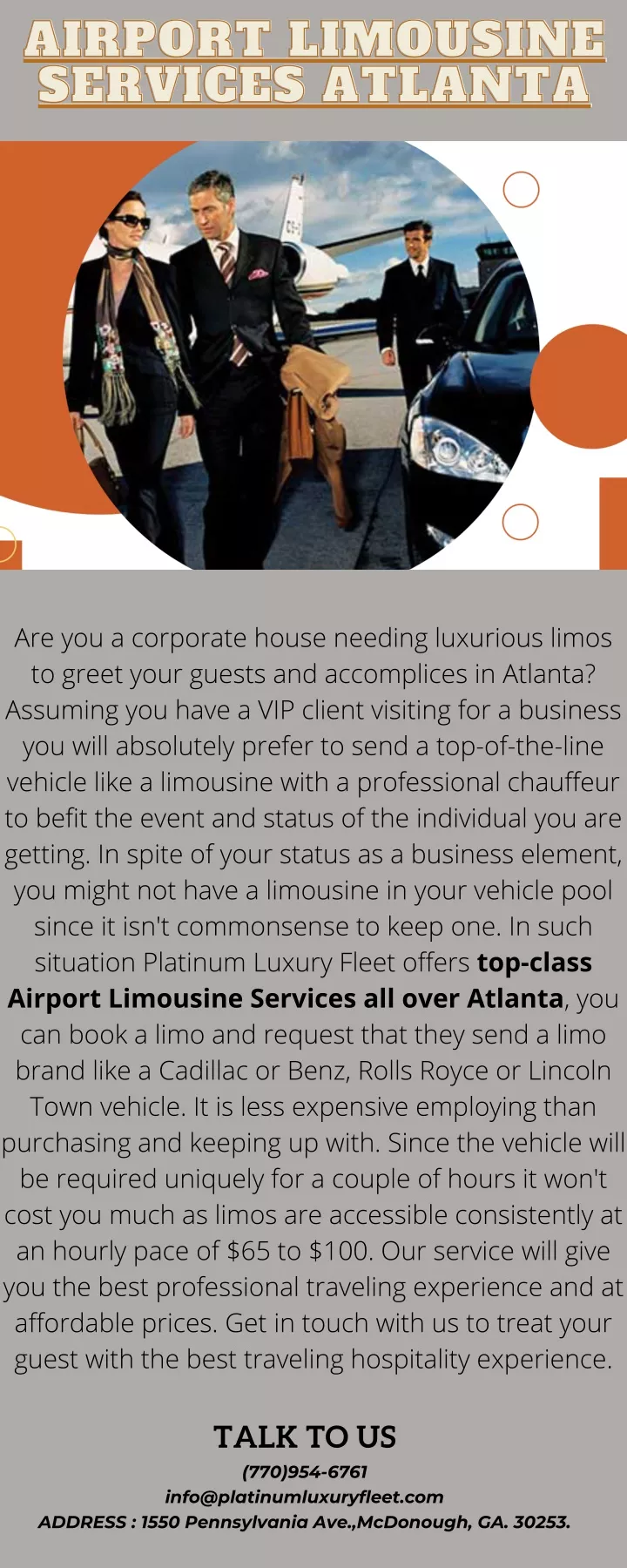 airport limousine airport limousine services