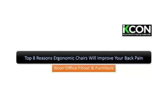 Top 8 Reasons Ergonomic Chairs Will Improve Your Back Pain - IKCON