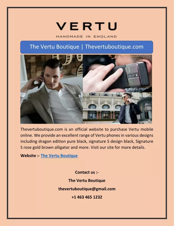 the vertu boutique thevertuboutique com