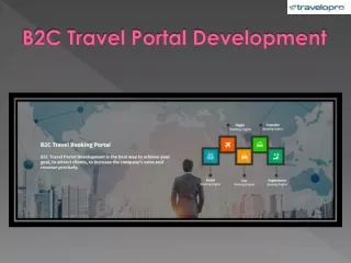 b2c travel portal development