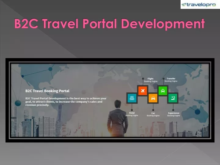 b2c travel portal development