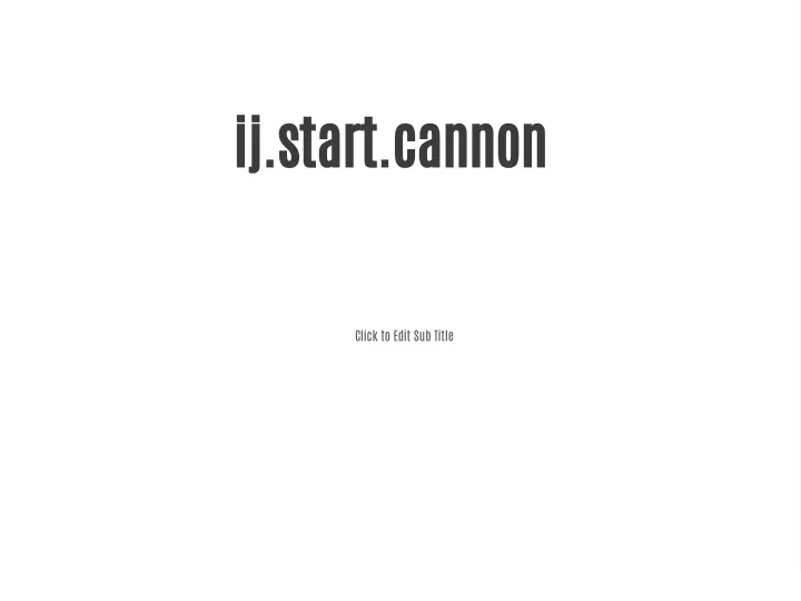 ij start cannon