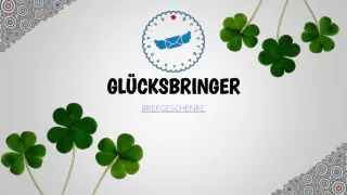 Glücksbringer | Geschenke Online Bestellen Schweiz - Briefgeschenke