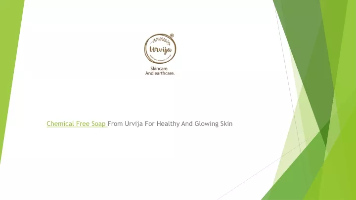 chemical free soap from urvija for healthy and glowing skin
