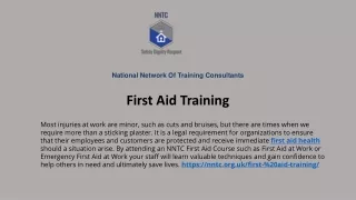 national network of training consultants