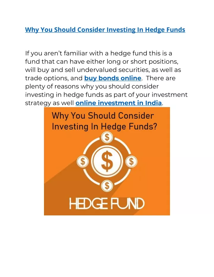 why you should consider investing in hedge funds