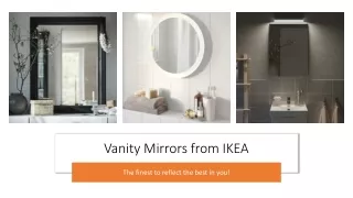 Buy Mirror with Integrated Lighting Online KSA - IKEA