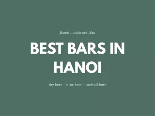 hanoi localtravelidea