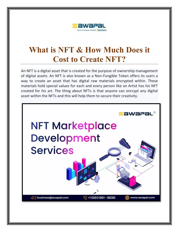 what is nft how much does it cost to create nft