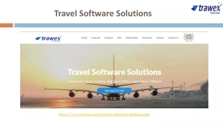 travel software solutions