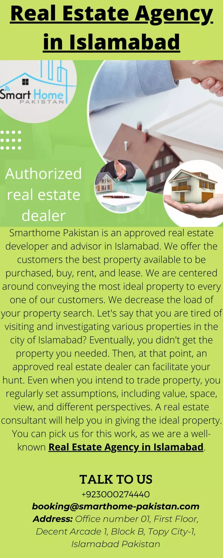 real estate agency in islamabad