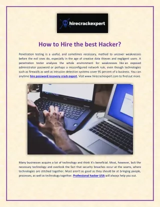 How to Hire Password Recovery Crack Expert