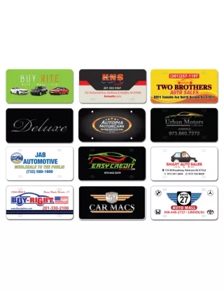 Auto Dealer Supplies, license plate frame