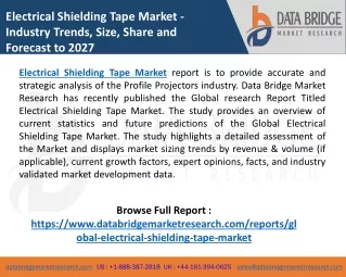 electrical shielding tape market industry trends