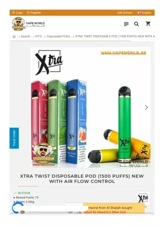 BUY XTRA TWIST DISPOSABLE POD