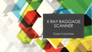 X Ray Baggage Scanner