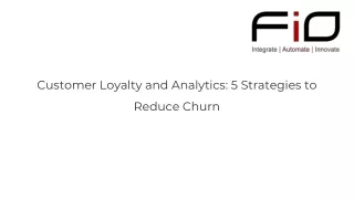 Customer Loyalty and Analytics_ 5 Strategies to Reduce Churn