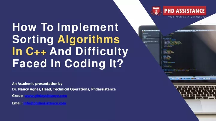 how to implement sorting algorithms