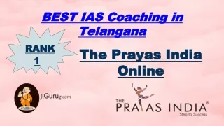 Best  IAS Coaching in Telangana