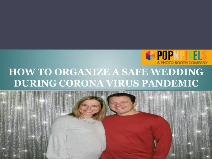 how to organize a safe wedding during corona virus pandemic