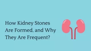 How Kidney Stones Are Formed, and Why They Are Frequent?