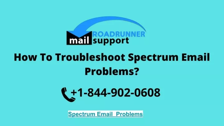 spectrum email problems