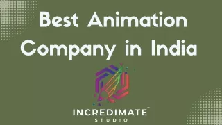 Best Animation Company in India