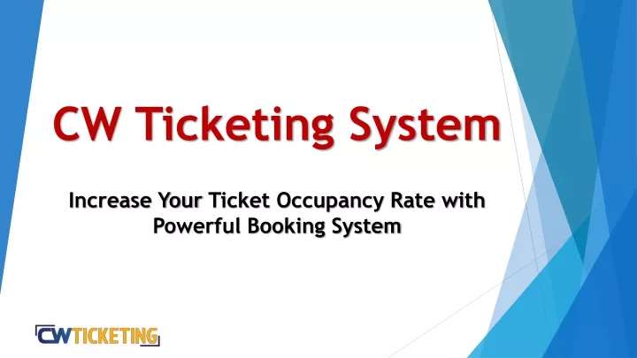 increase your ticket occupancy rate with powerful booking system