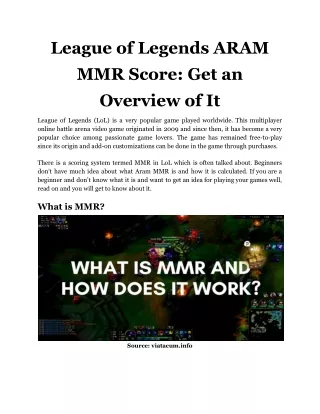 league of legends aram mmr score get an overview